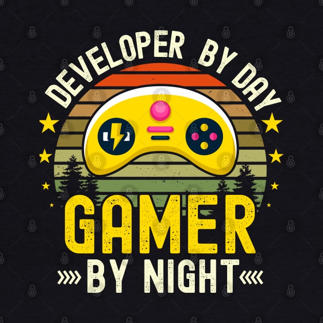 Developer Lover by Day Gamer By Night For Gamers by ARTBYHM